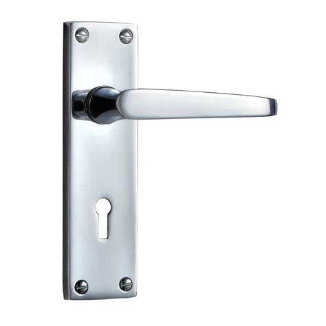 95 Inc Vat Click & Collect compare Smith & Locke Lunan Fire Rated Lever on Rose Door Handles Pair Chrome Brushed Nickel (382HY) (1). . Screwfix door handles